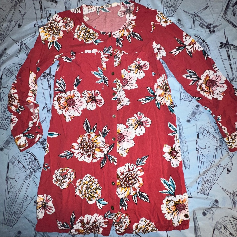 Roxy Multicolor Floral Dress - Picture 3 of 11
